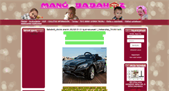 Desktop Screenshot of manobabahaz.hu